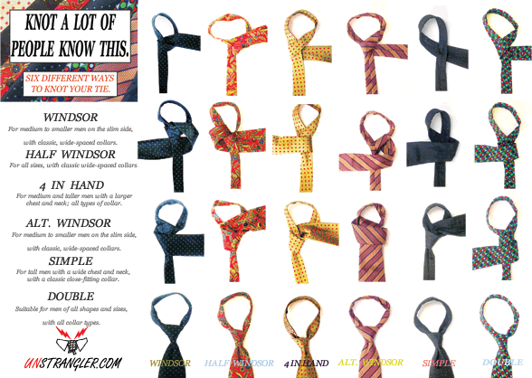 how to tie a tie 6 ways